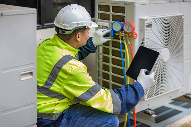 Professional Hvac Maintenance technician working in Monponsett, MA